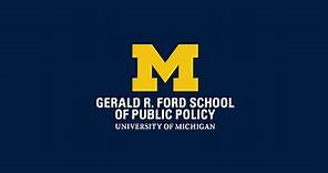 Gerald R. Ford School of Public Policy Naming Ceremony