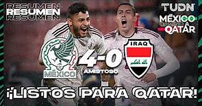 Resumen y goles | México 4-0 Irak | Amistoso Internacional | TUDN