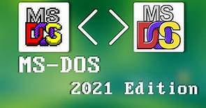 New version of MS-DOS 2021 Edition