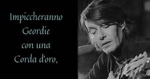 GEORDIE ✔ FABRIZIO DE ANDRE' E LUVI-CON TESTO🎤(with lyrics) ♫♫ [1966]