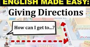 How to Give Directions | English Lesson and Practice