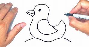 Como dibujar un Pato