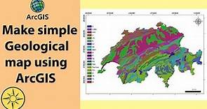 Create a geological map using ArcGIS