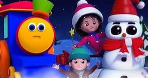 Bob il treno | pupazzo di neve di Natale | canzoni di Natale per i bambini | Bob Christmas Snowman