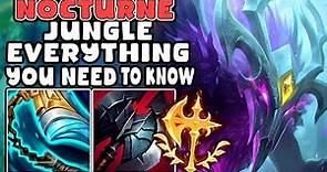 How to play Nocturne Jungle | Nocturne Jungle Beginners Gameplay Guide League of Legends 13.17