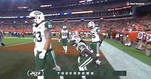 Isaiah Crowell Unsportsmanlike Conduct Penalty After Touchdown | Jets vs. Browns | NFL