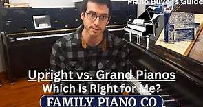 Upright vs. Grand Pianos: Which is Right for Me? | Piano Buyer's Guide 🎹 🎶