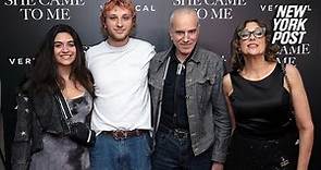Clean-shaven Daniel Day-Lewis makes rare appearance with wife Rebecca Miller and son Ronan