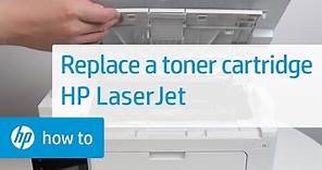 Replacing the Toner Cartridge | HP LaserJet Printers | HP Support