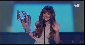 Cory Monteith and Lea Michele Do Something Awards acceptance speech