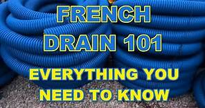 How do I Install a French Drain? French Drain 101 - Everything You Need to Know!