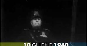 10 giugno 1940 l'Italia entra in guerra