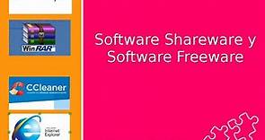 Shareware y Freeware