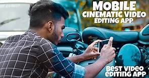 Cinematic video editing mobile tutorial ( tamil)
