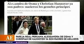 Christian de Hannover y Alessandra de Osma se convierten en padres de mellizos