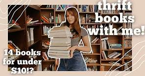 thrift books with me! 📚✨ where & how to find used, cheap books