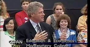 User Clip: Bill Clinton's speech on Education