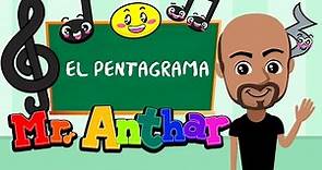 El Pentagrama I Mister Anthar I Clases de música para niños