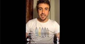 Fernando Alonso - Instagram Live 12/4/2017