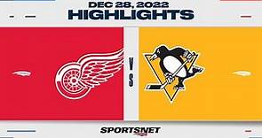 NHL Highlights | Red Wings vs. Penguins - December 28, 2022