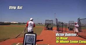 Softball Hitting:Ball Exit Speed Testing & Pro Swing Demo's SM52
