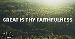 Great Is Thy Faithfulness | Maranatha! Music (Lyric Video)