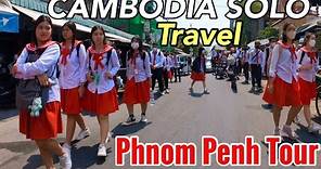 Cambodian SoLo Travel - Phnom Penh Tour - View Street around Phnom Penh & Real Life