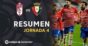 Resumen de Granada CF vs CA Osasuna (2-0)