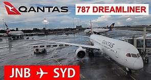 Qantas 787 Economy Flight Experience: Johannesburg to Sydney (QF64)