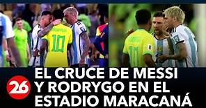 Revelan nuevos detalles del cruce entre Messi y Rodrygo