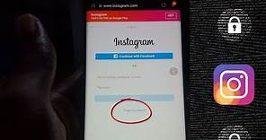 How to Reset my Instagram Password (I forgot My Password)