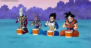 Bills,Goku,Vegeta y Wiss comen Ramen juntos | Dragon Ball Super Español Latino