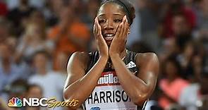 Keni Harrison breaks 28-year-old 100m hurdles world record, avenging 2016 trials loss | NBC Sports
