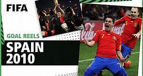 🇪🇸 All of Spain's 2010 World Cup Goals | Villa, Iniesta & Puyol!