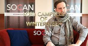Loel Campbell of Wintersleep with SOCAN