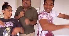 Johnny Lever matching steps with his kids