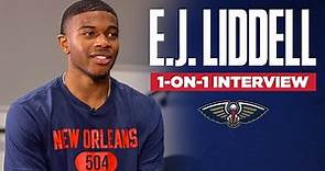 E.J. Liddell 1-on-1 Interview | New Orleans Pelicans