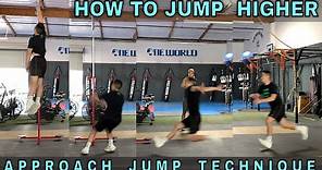 Approach Jump Technique | How To Jump Higher