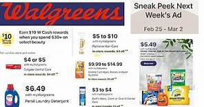 Walgreens Weekly Ad Preview - New Month 2/25 - 3/1