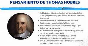 Pensamiento de Thomas Hobbes - RESUMEN   VÍDEO y EJERCICIO!!