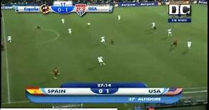 España vs. USA (0-2) FIFA Copa Confederaciones Sudáfrica 2009 Semifinal