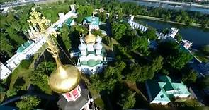 Novodevichy Convent in Moscow from the air