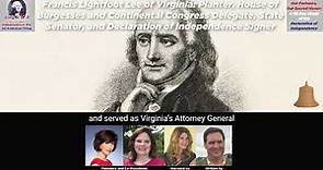 Andrew Langer | Francis Lightfoot Lee of VA: Planter, House of Burgesses and Cont. Cong. Del.and Sen