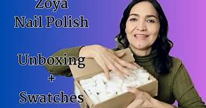 Unboxing Esmaltes Zoya + Swatches | Swatches Y Mas | #esmaltes #liveswatches #uñasnaturales