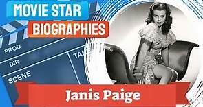 Movie Star Biography~Janis Paige