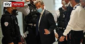 France's former President Nicolas Sarkozy sentenced to prison
