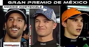Daniel Ricciardo vs Lando Norris y Oscar Piastri (Entrevistas= #MexicoGP