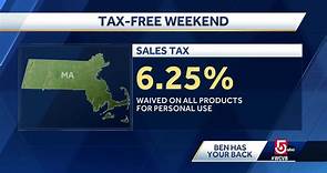 What to know about Massachusetts' sales tax-free weekend