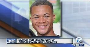 Carl Conyers son of Monica and Congressman John Conyers is missing
