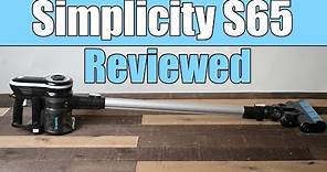 Simplicity S65 Cordless Vacuum Cleaner Review & Tests